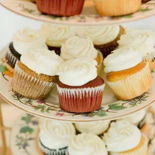 They taste amazing and look beautiful... thanks for the delicious cupcakes for our wedding!
