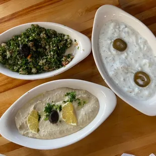 Assorted appetizers