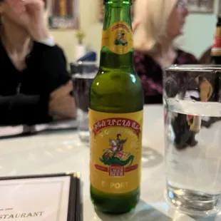Ethiopian beer.