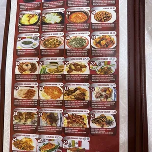 Platter menu
