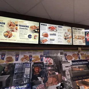 Menu and order window/counter