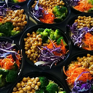 Sticky Sesame Chickpea Bowl