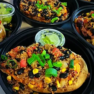 Mexican Quinoa Stuffed Sweet Potato