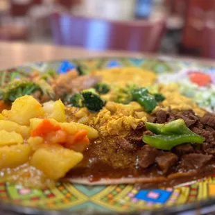 21. Potatoes and Carrots with the D. Combo Platter for 2