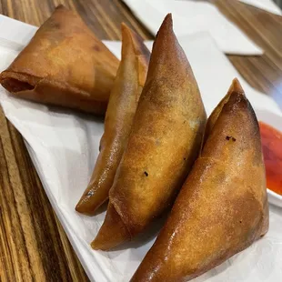 Veggie turnovers appetizer