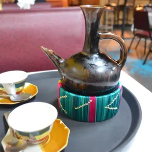 Ethiopian coffee....it tasted like turkish coffee...very good!
