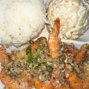 Garlic Shrimp Plates