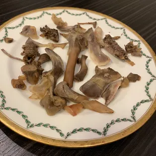 80% of the BONES I found in my single order of Jerk Chicken