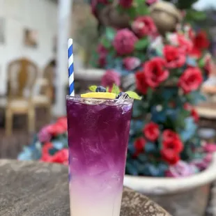 Violet lemonade