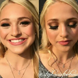 Makeup services by our makeup artist Stephanie.