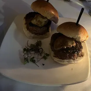 Elk and Foie Gras Sliders