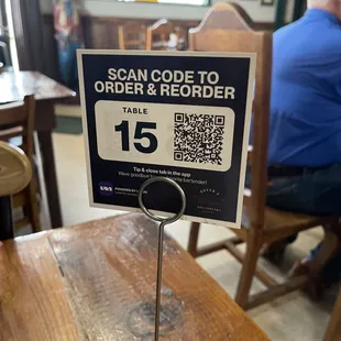 A new QR code to scan
