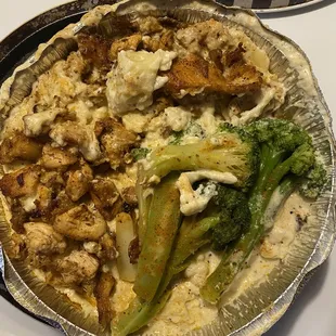 Chicken Cajun Alfredo ( gross)