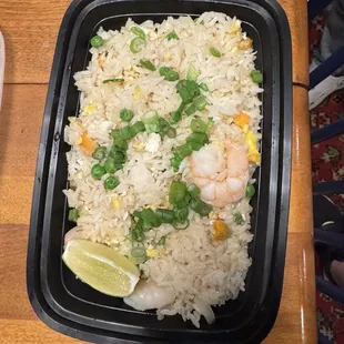 Shrimp fried rice