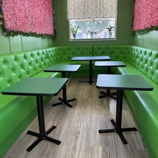 Inside seating