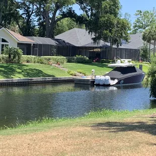 Golf community with waterway that leads to the ICW