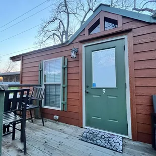 Front of the cabin