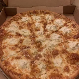 White pizza...soooooo good!