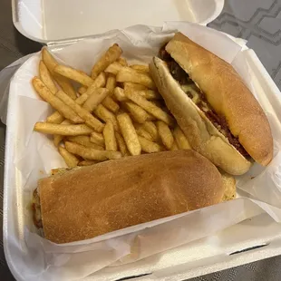 Meatball Parmigiana Sub