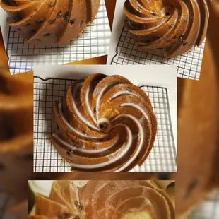 Iced Lemon Blueberry Bundt Cake