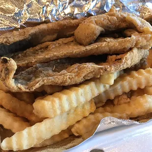 Boston blue $9 - overpriced, very dry meal.