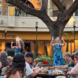 Stage dancing and seating