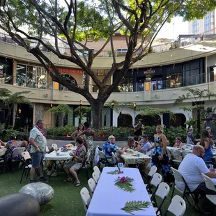 Right in the center of Waikiki at the International Market