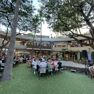 Watch the show for free from the walkway above and get dinner at McDonalds - you'll get better food there.