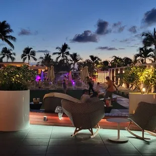 View towards Waikiki Beach sunset