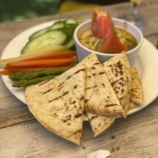 Hummus and Veggies