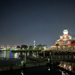 Queensview Steakhouse is on the top floor of the Parker Lighthouse