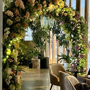 Floral tunnel