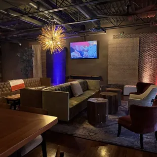 Lounging areas
