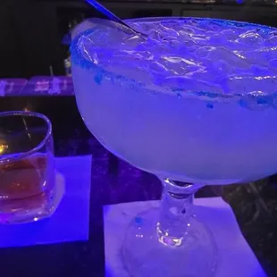 Patron Margherita with shot of Grand Marnier