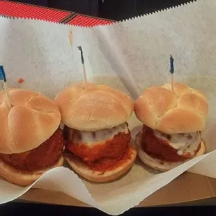 Meatball sliders