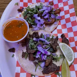 Tequila Taco $2.50 each small street tacos