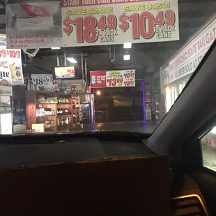 Drive through liquor store!