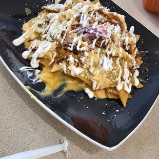 Chorizo chilaquiles