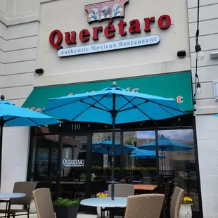 Outside seating area