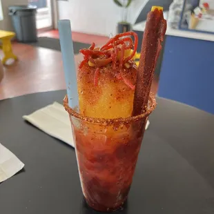 Mangoneada raspado