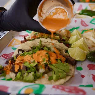 tacos, food