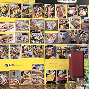 Menu pics