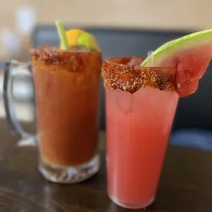 Watermelon Agua Fresca and House Special