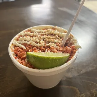 Esquites with Red Takis