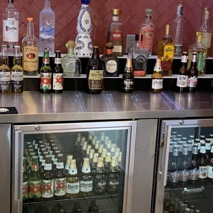 Beer and margaritas.