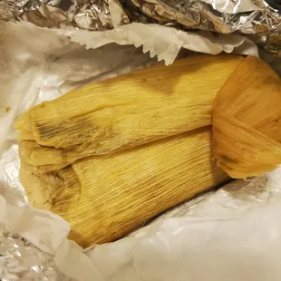 Soy-chicken tamale was too good! Will be ordering with every future order I place