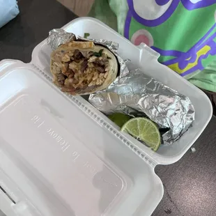 Carne Asada Burrito