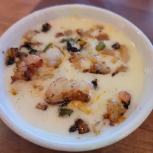 Shrimp queso dip