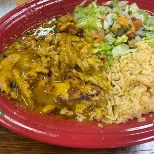 Pollo Mango Habanero  Zero spicy Kinda sad it wasn't spicy but still delicious