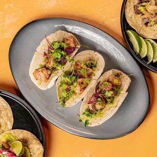 a variety of tacoss